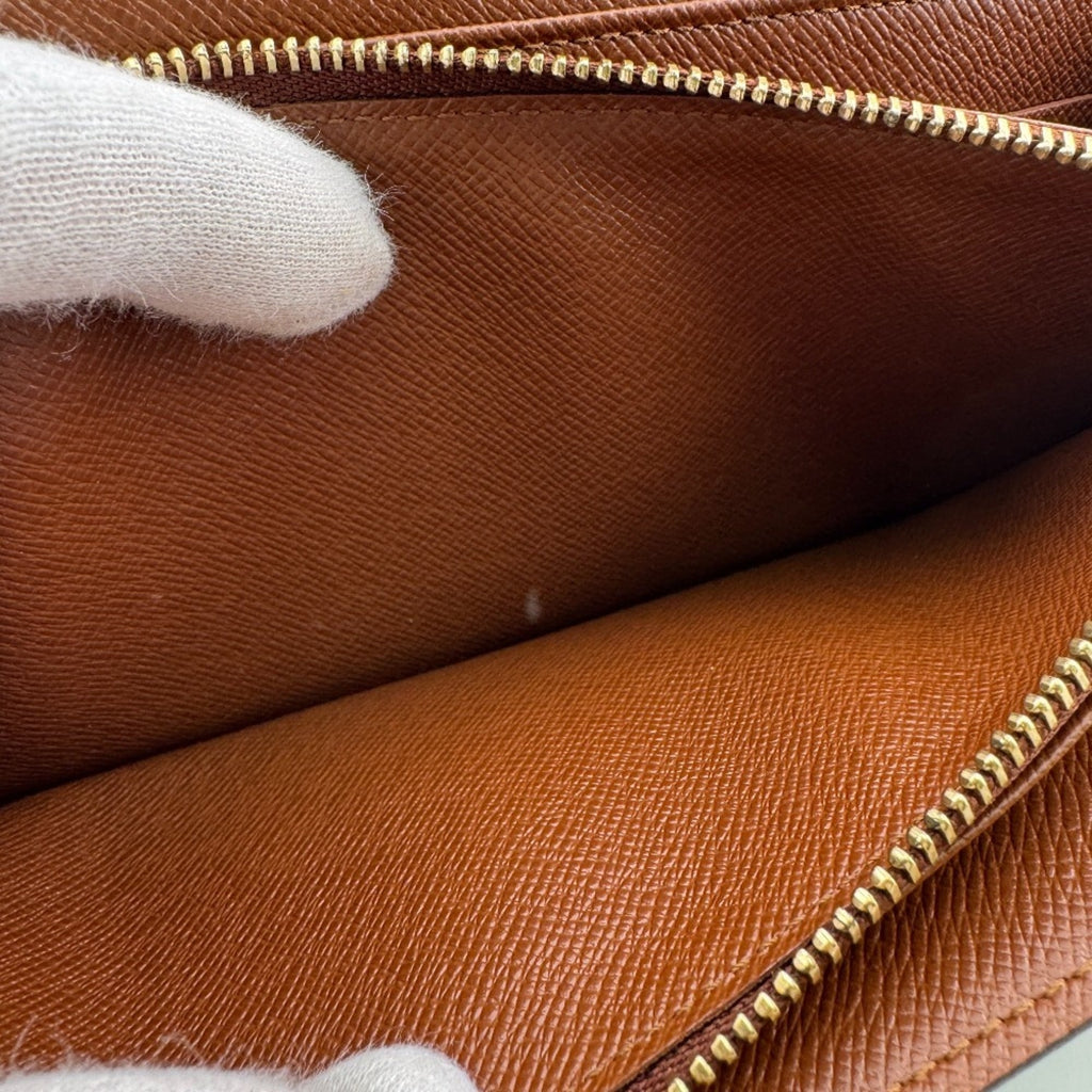 Louis Vuitton Monogram Brown Leather Long Wallet