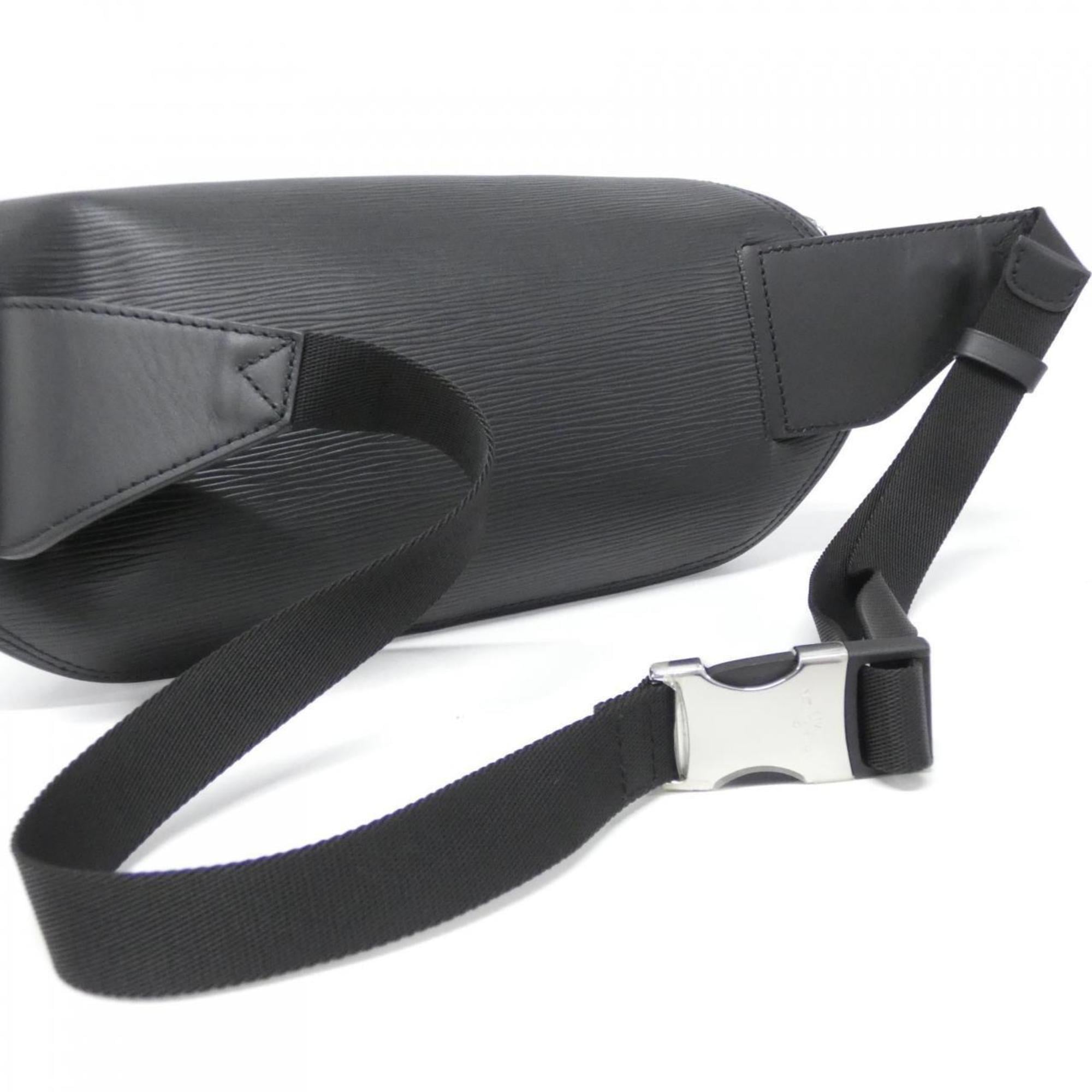 Louis Vuitton Black Leather Fanny Pack Shoulder Bag