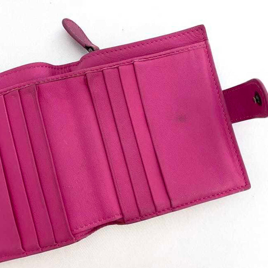 Bottega Veneta Pink Leather Wallet (Bi-Fold)