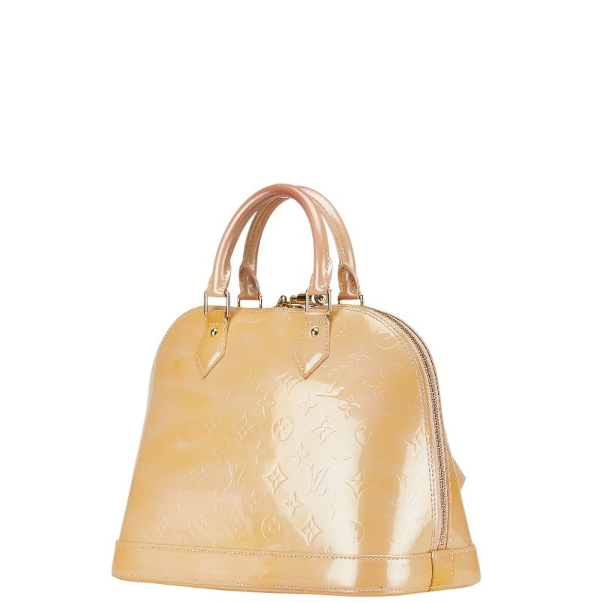 Louis Vuitton Beige Poodle Monogram Vernis Handbag