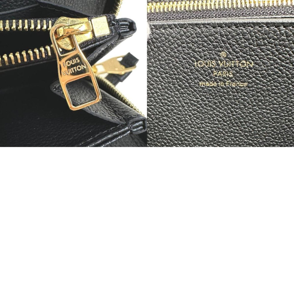 Louis Vuitton Black Monogram Empreinte Long Wallet