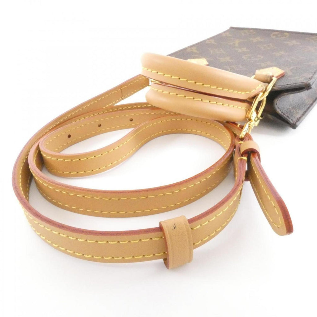 Louis Vuitton Marron Coated Canvas Handbag