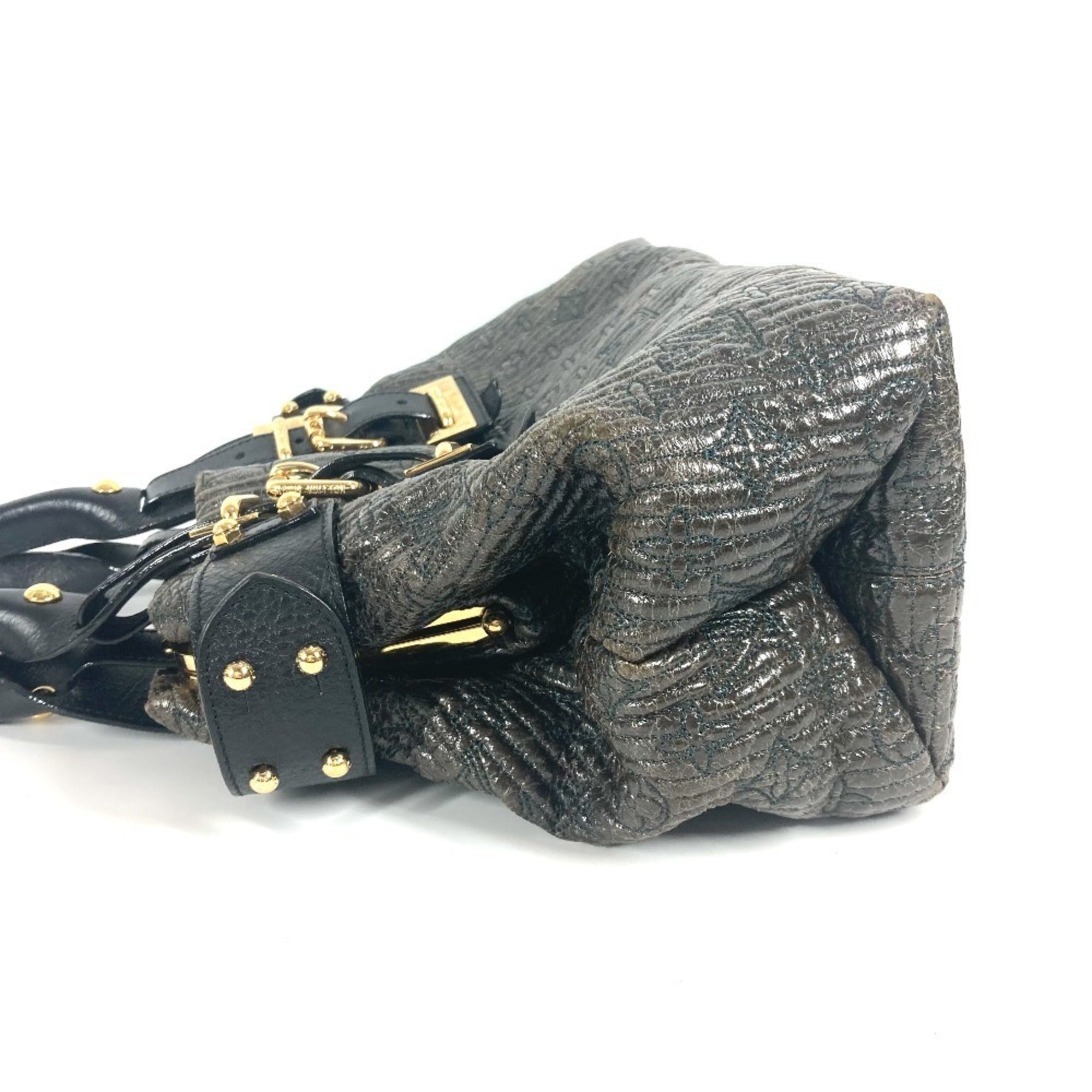 Louis Vuitton Black Noir Handbag Shoulder Bag Tote Bag