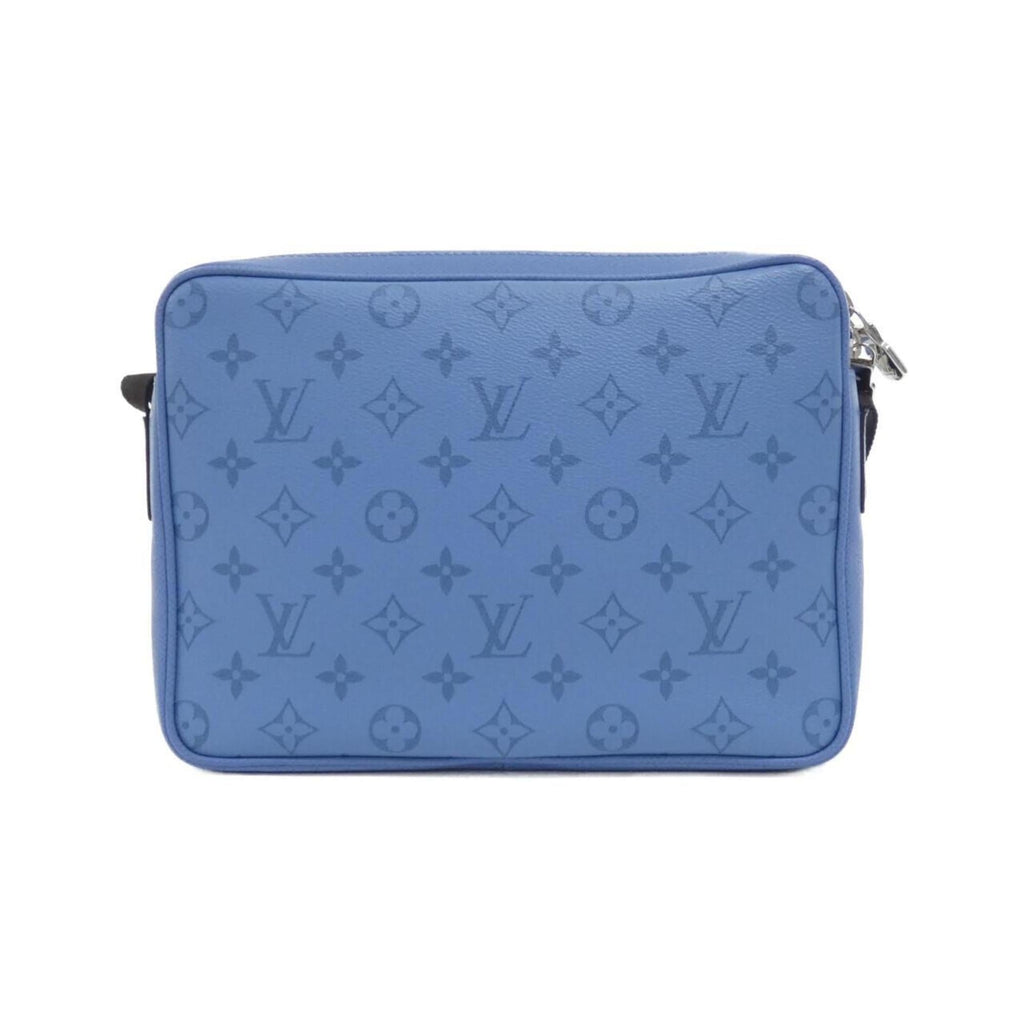 Louis Vuitton Silver Coated Canvas Leather Shoulder Bag