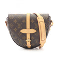 Louis Vuitton Brown Monogram Coated Canvas Leather Shoulder Bag