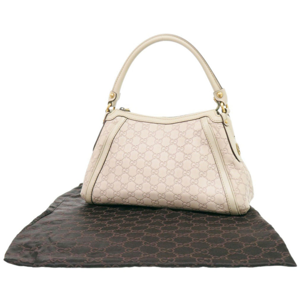 Gucci Ivory Leather Handbag (Pre-Owned)
