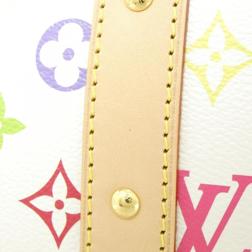 Louis Vuitton Monogram Multicolore White Coated Canvas Boston Bag