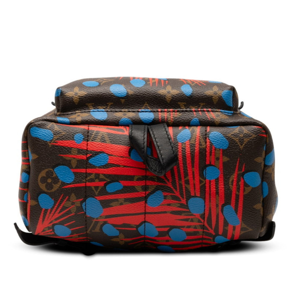 Louis Vuitton Brown Multi-Color Red Color Pvc Leather Backpack