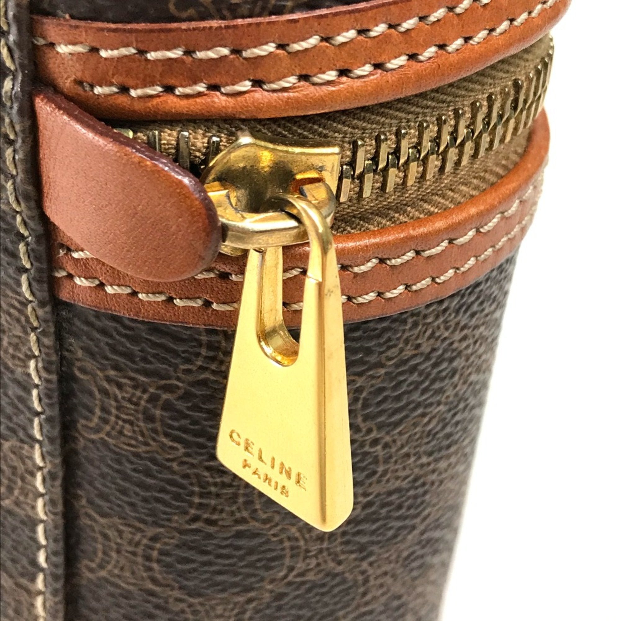 Celine Brown Leather Handbag
