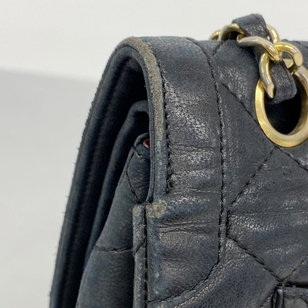 Chanel Black Leather Shoulder Bag