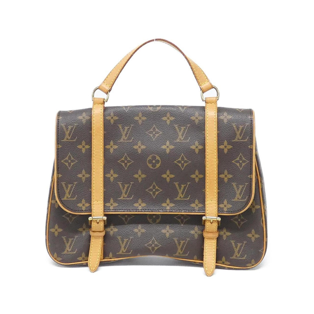Louis Vuitton Marron Coated Canvas Backpack