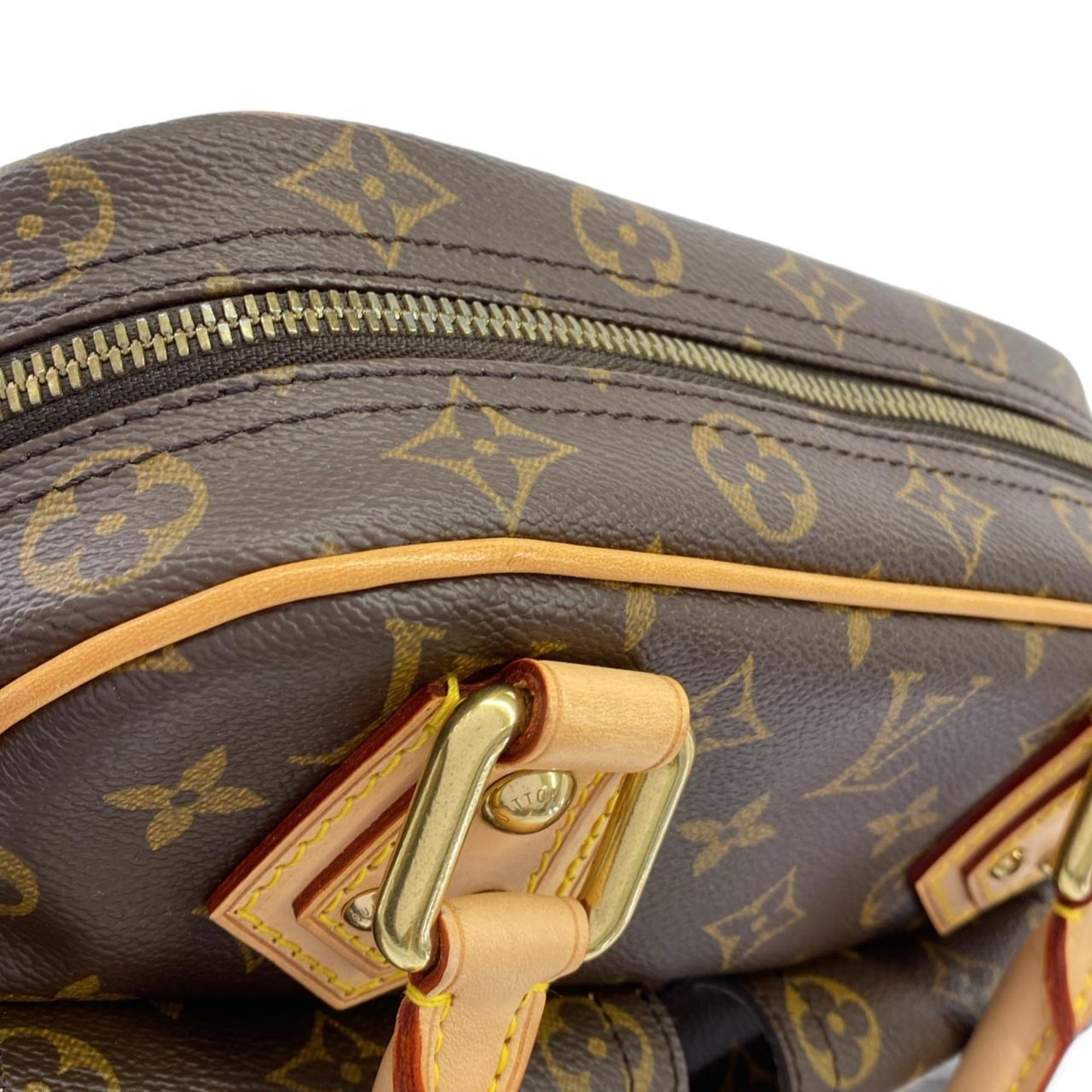 Louis Vuitton Marron Coated Canvas Handbag