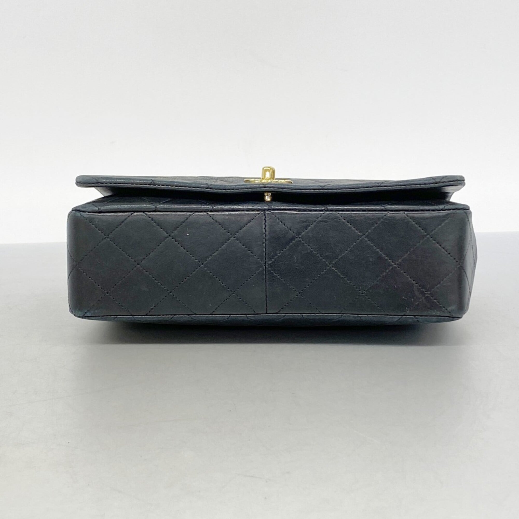 Chanel Black Leather Shoulder Bag