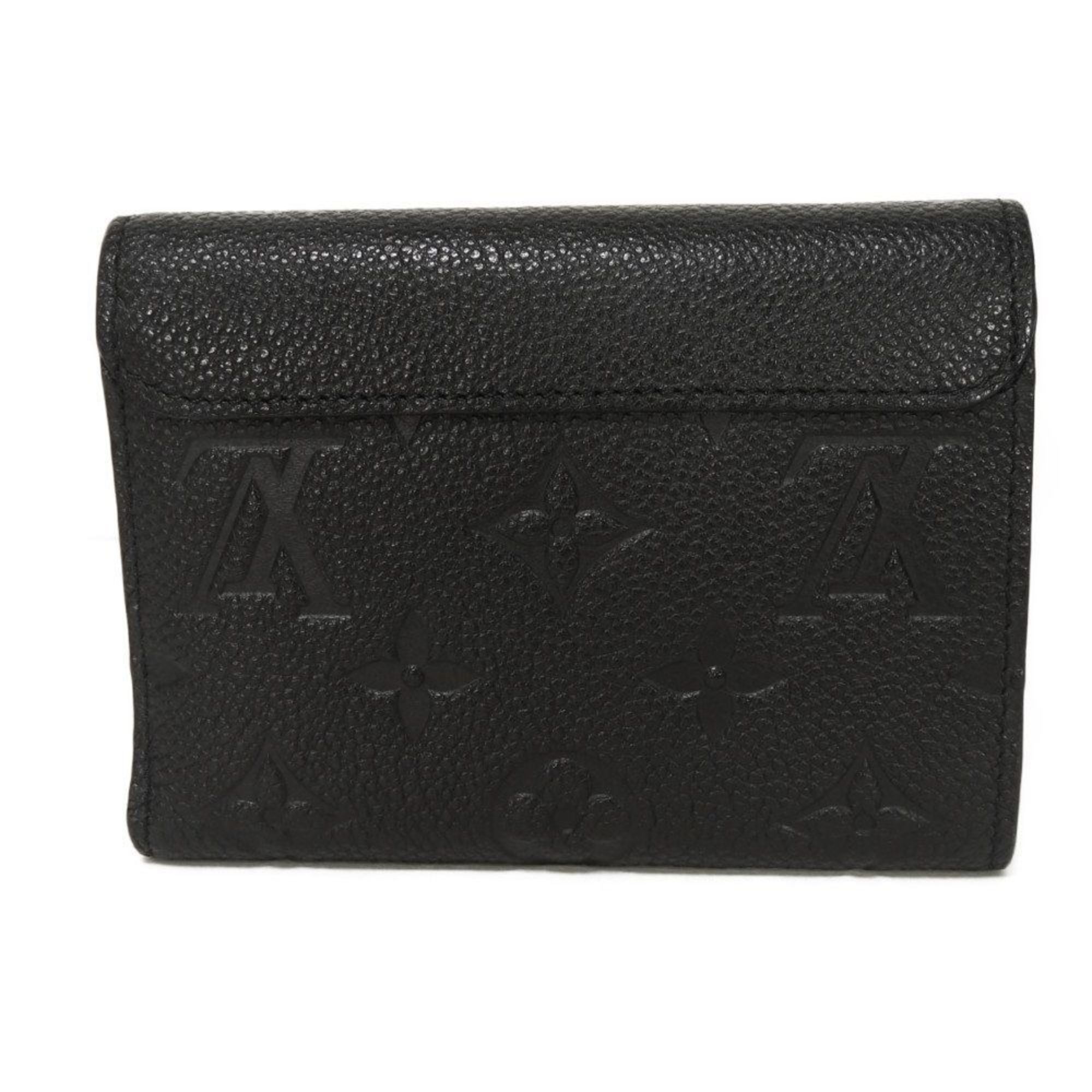 Louis Vuitton Monogram Empreinte Black Noir Monogram Empreinte Wallet (Tri-Fold)