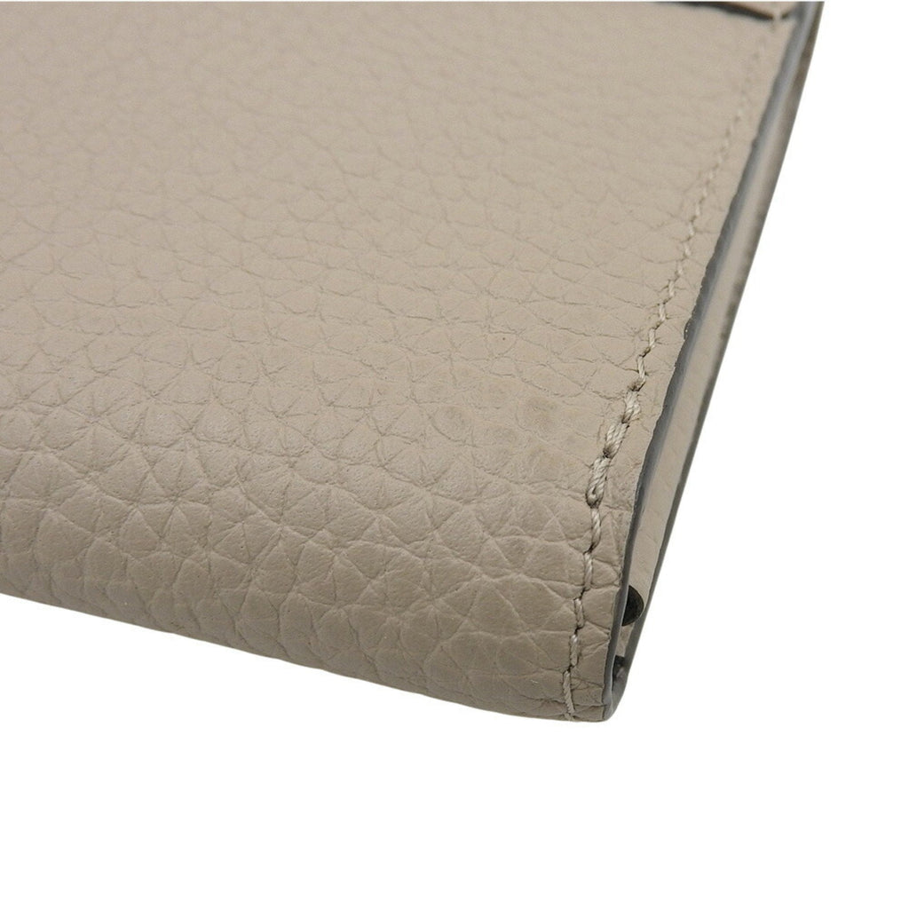 Louis Vuitton Beige Leather Long Wallet
