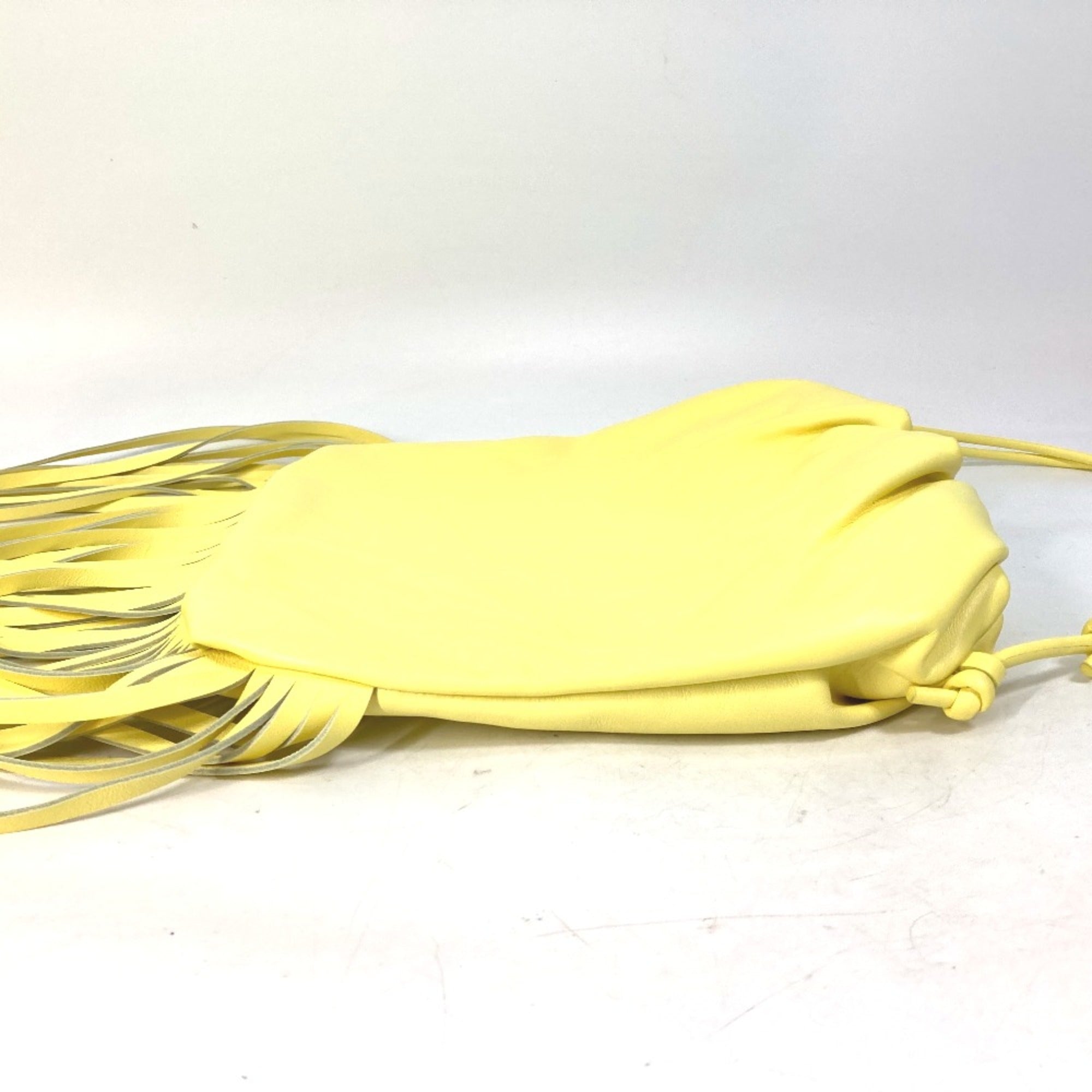 Bottega Veneta Yellow Leather Shoulder Bag