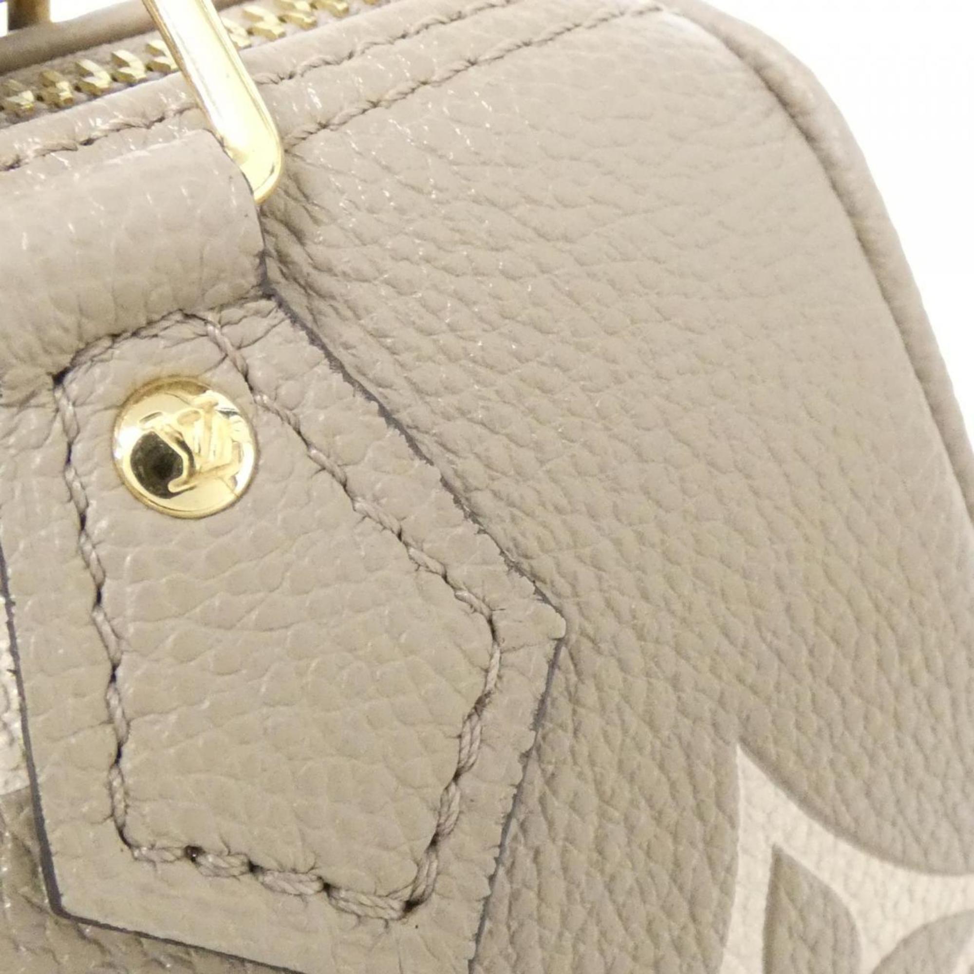 Louis Vuitton Tourterelle Leather Boston Bag