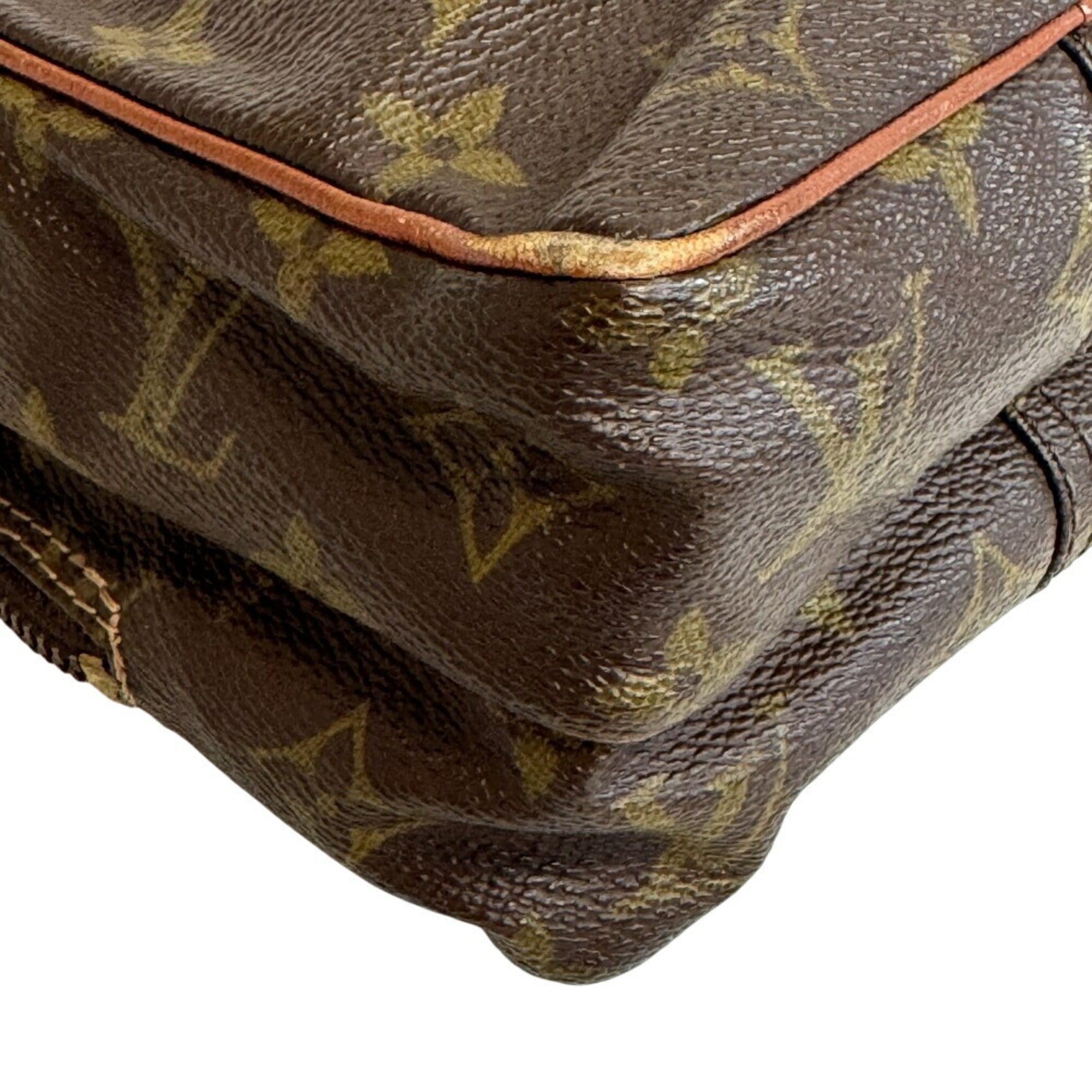 Louis Vuitton Brown Monogram Leather Shoulder Bag