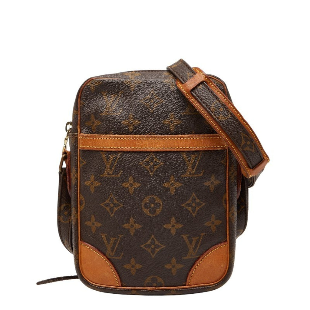 Louis Vuitton Brown Pvc Leather Shoulder Bag