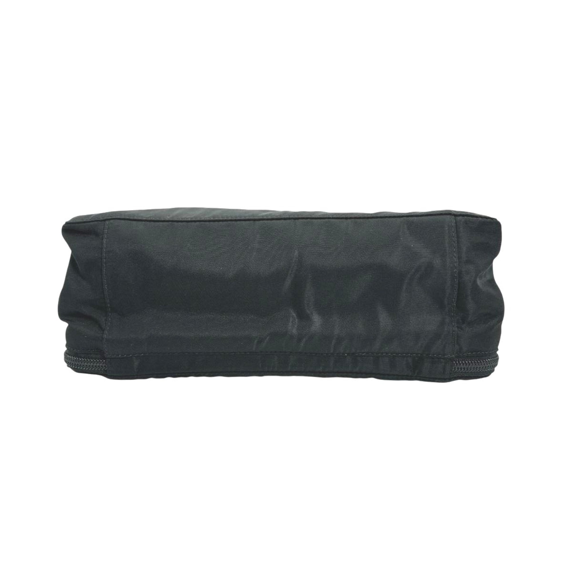 Prada Black Brown Nylon Handbag
