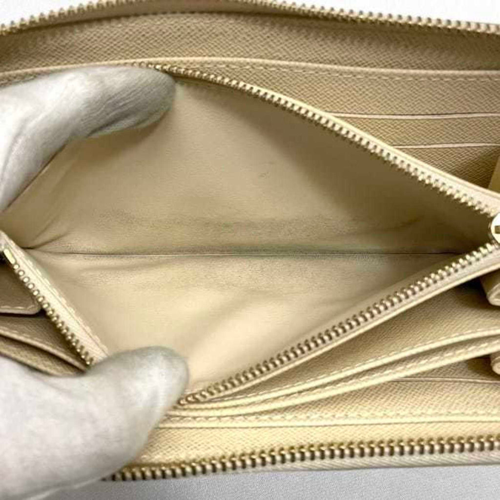 Louis Vuitton Gray White Damier Canvas Long Wallet