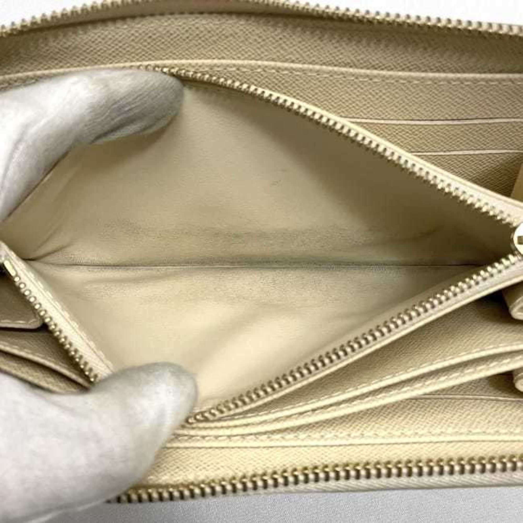 Louis Vuitton Gray White Damier Canvas Long Wallet