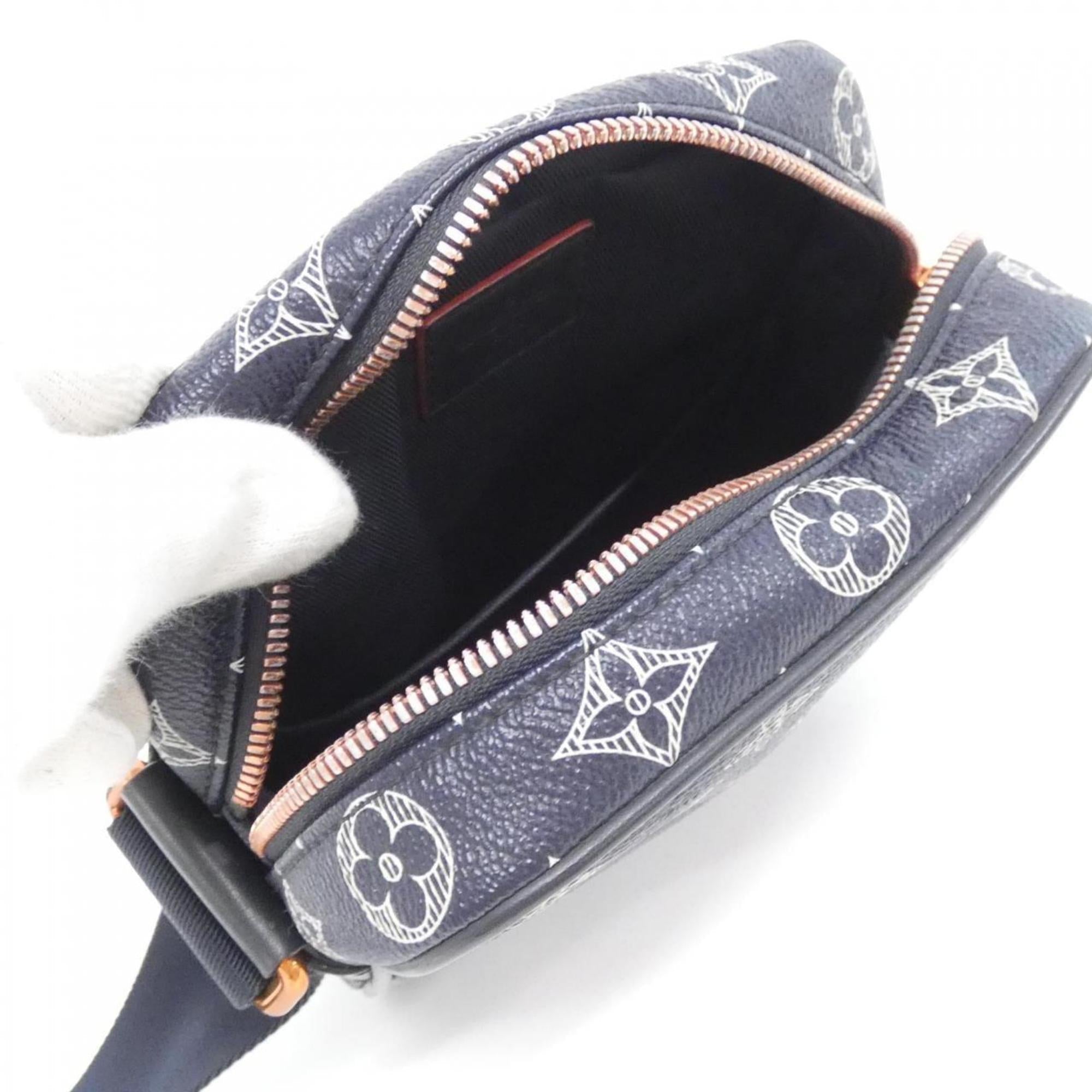 Louis Vuitton Corail Coated Canvas Shoulder Bag