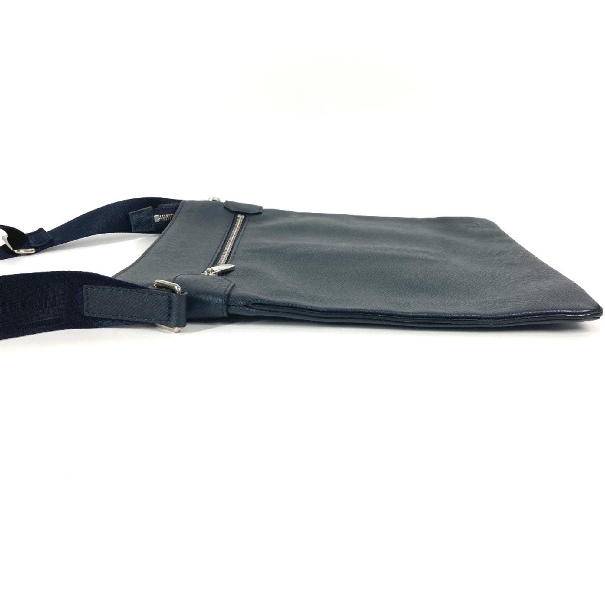 Louis Vuitton Boreal Navy Taiga Leather Shoulder Bag