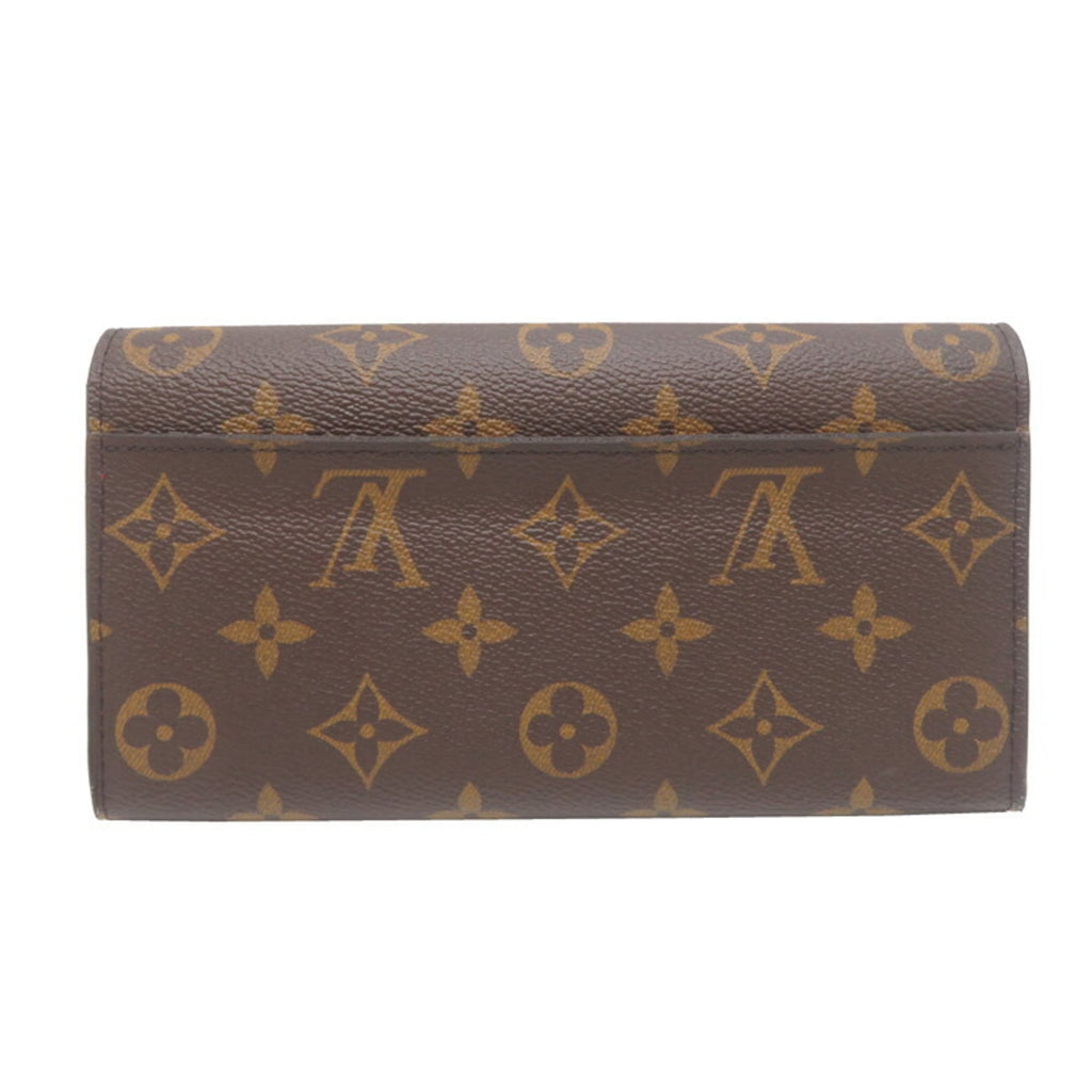 Louis Vuitton Monogram Brown Coquelicots Monogram Monogram Long Wallet