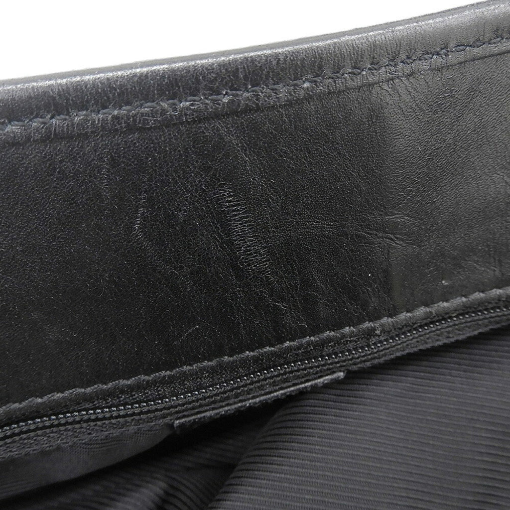 Gucci Black Canvas Leather Handbag Tote Bag (Pre-Owned)