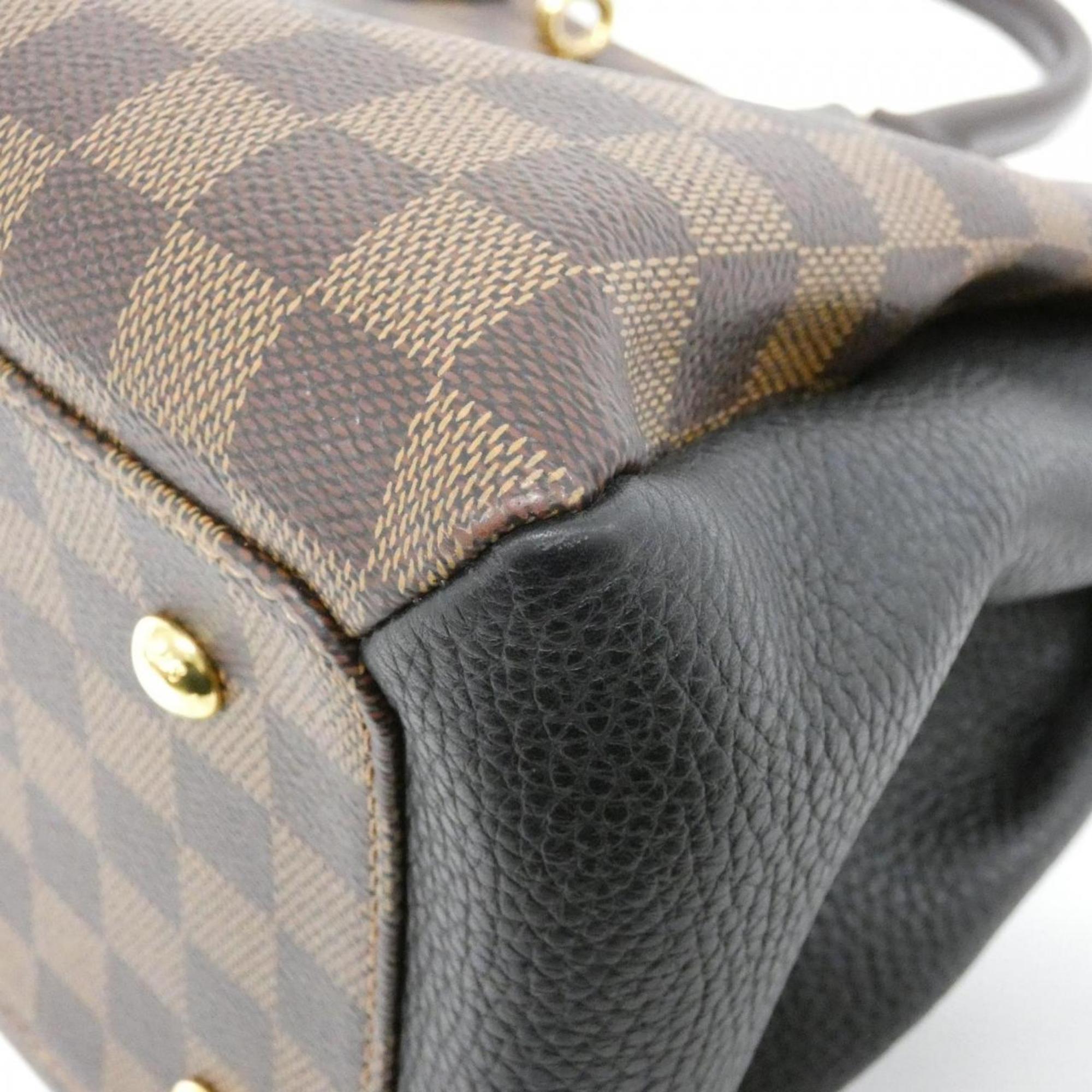 Louis Vuitton Brown Coated Canvas Handbag