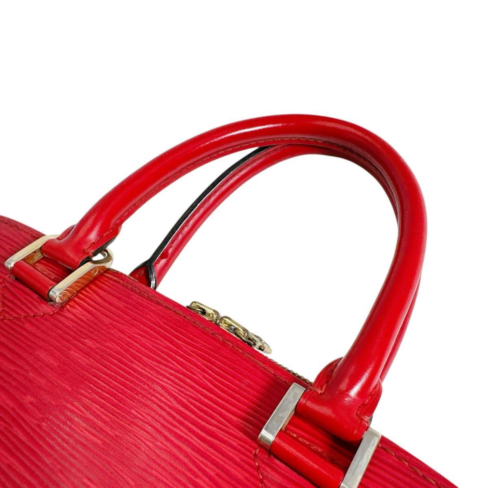Louis Vuitton Red Color Epi Leather Handbag
