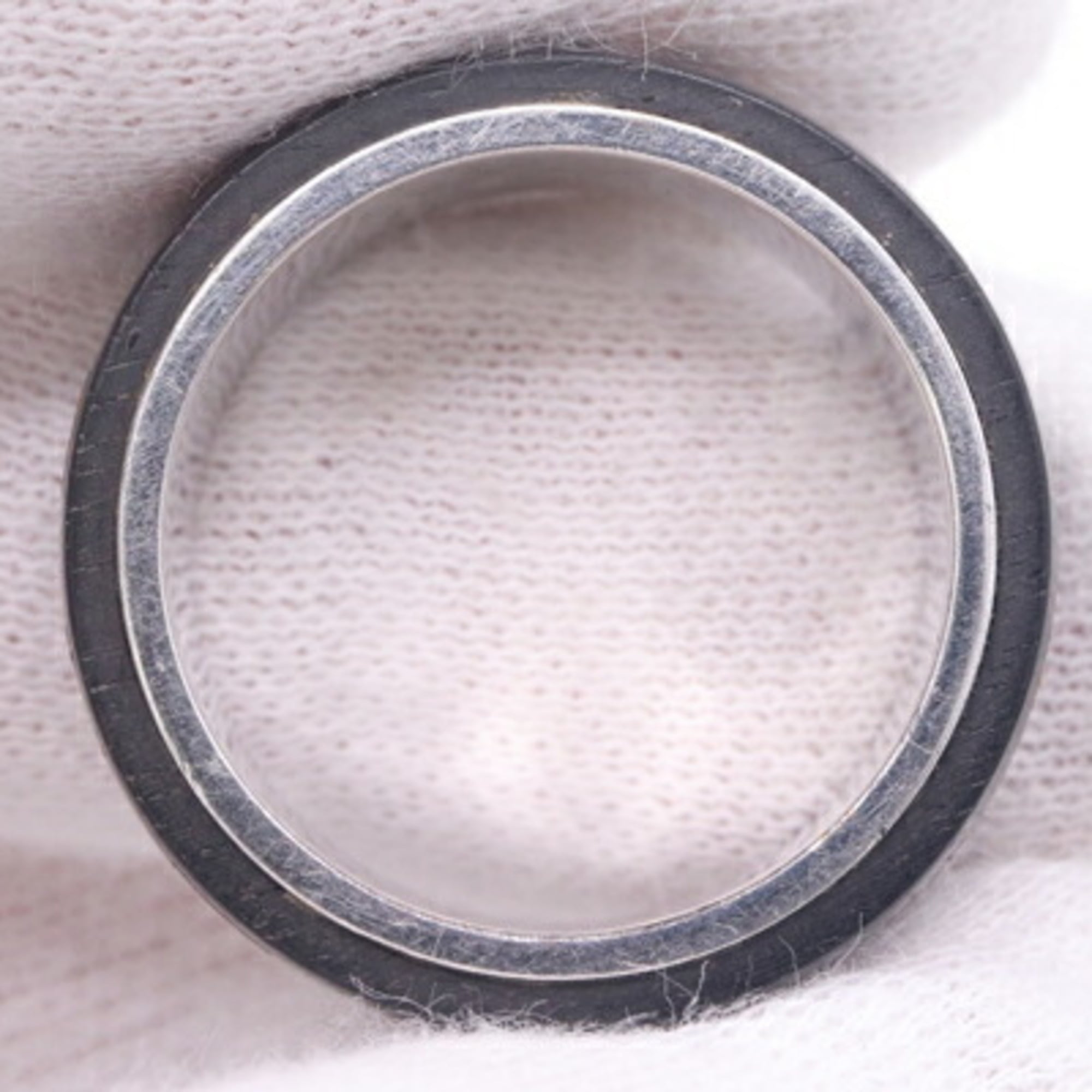 Louis Vuitton Metal Wood Band Ring