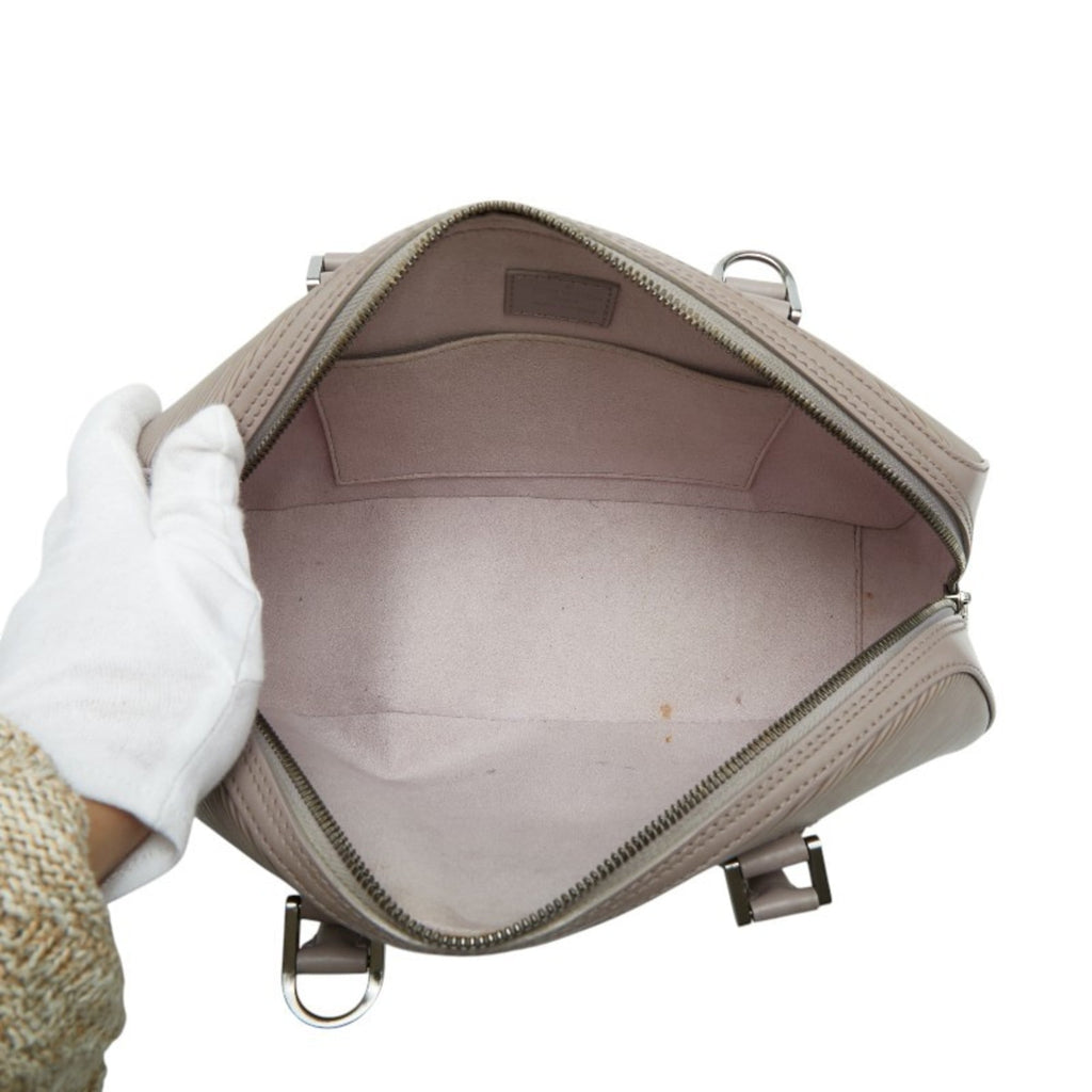 Louis Vuitton Purple Leather Handbag