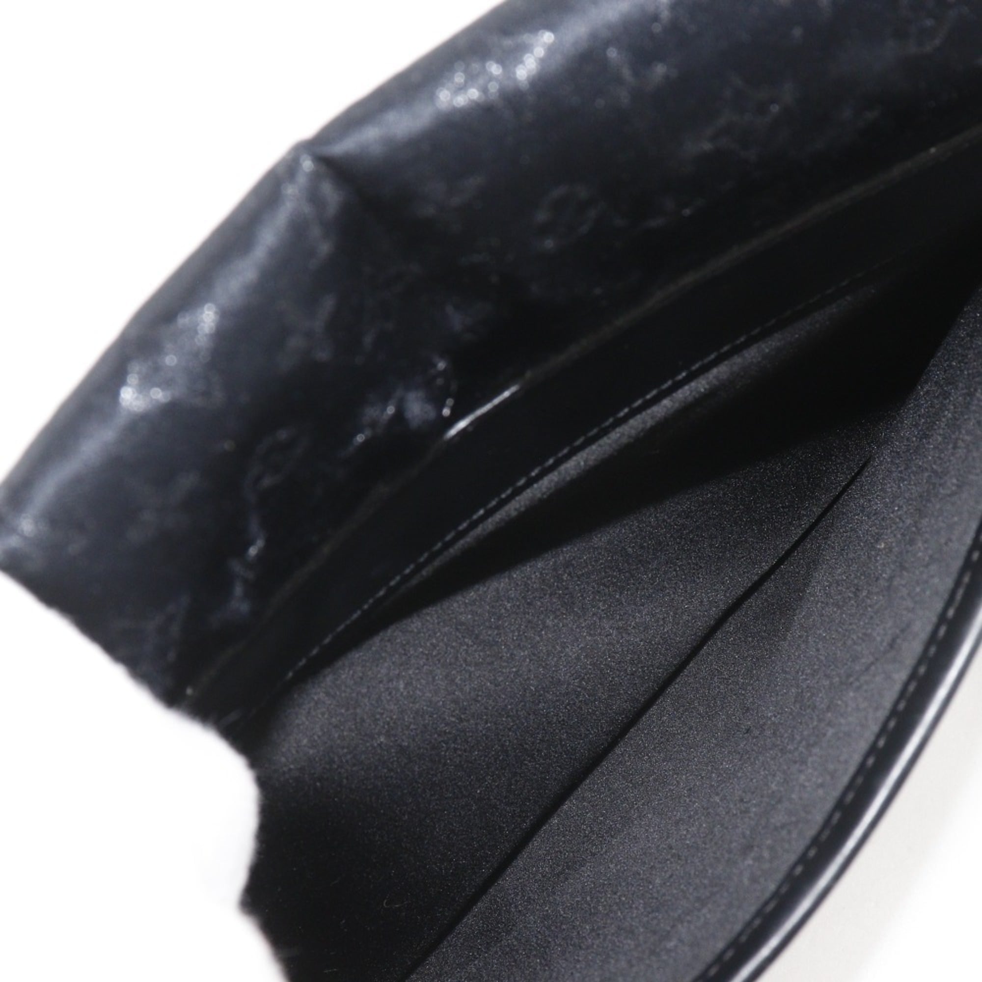 Louis Vuitton Black Monogram Satin Monogram Vernis Leather Shoulder Bag