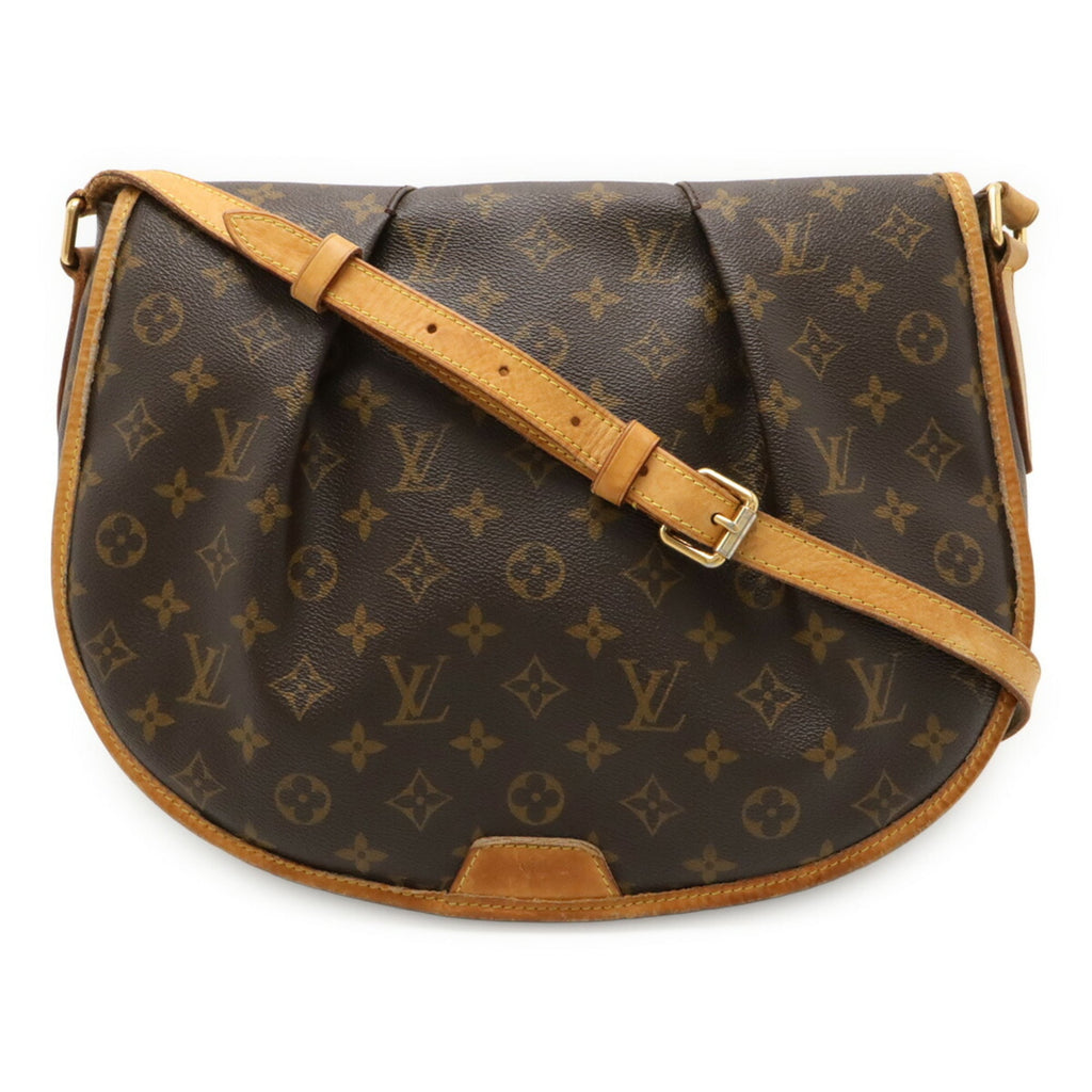 Louis Vuitton Brown Monogram Canvas Shoulder Bag
