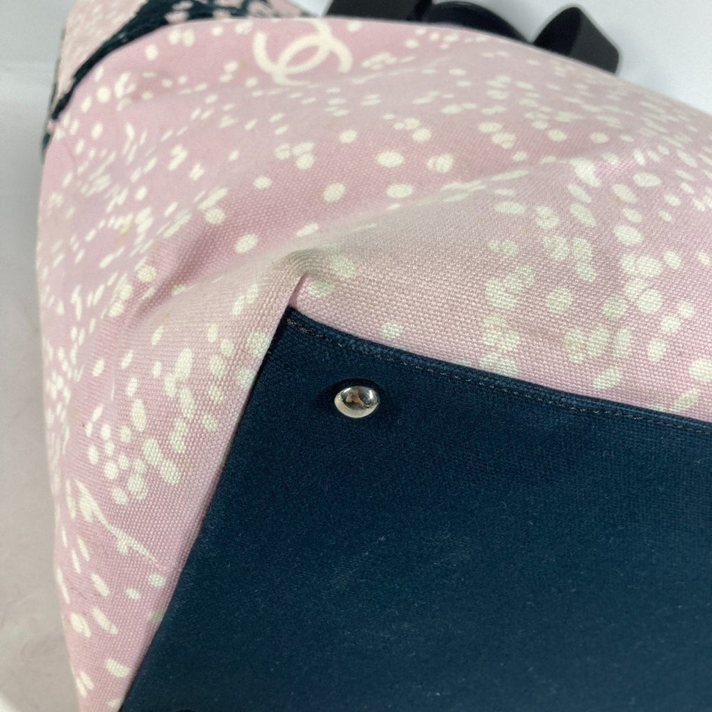 Chanel Pink Cotton Shoulder Bag