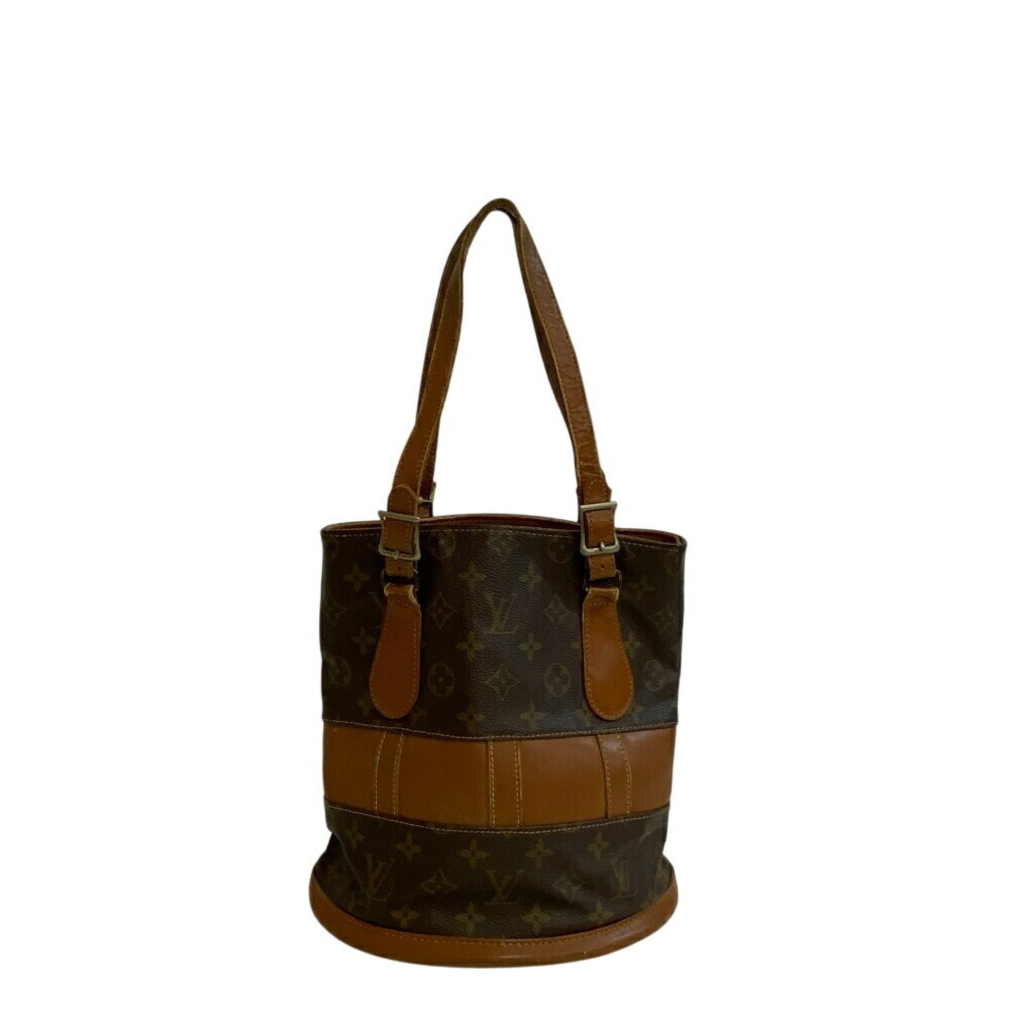 Louis Vuitton Brown Monogram Handbag Shoulder Bag Tote Bag