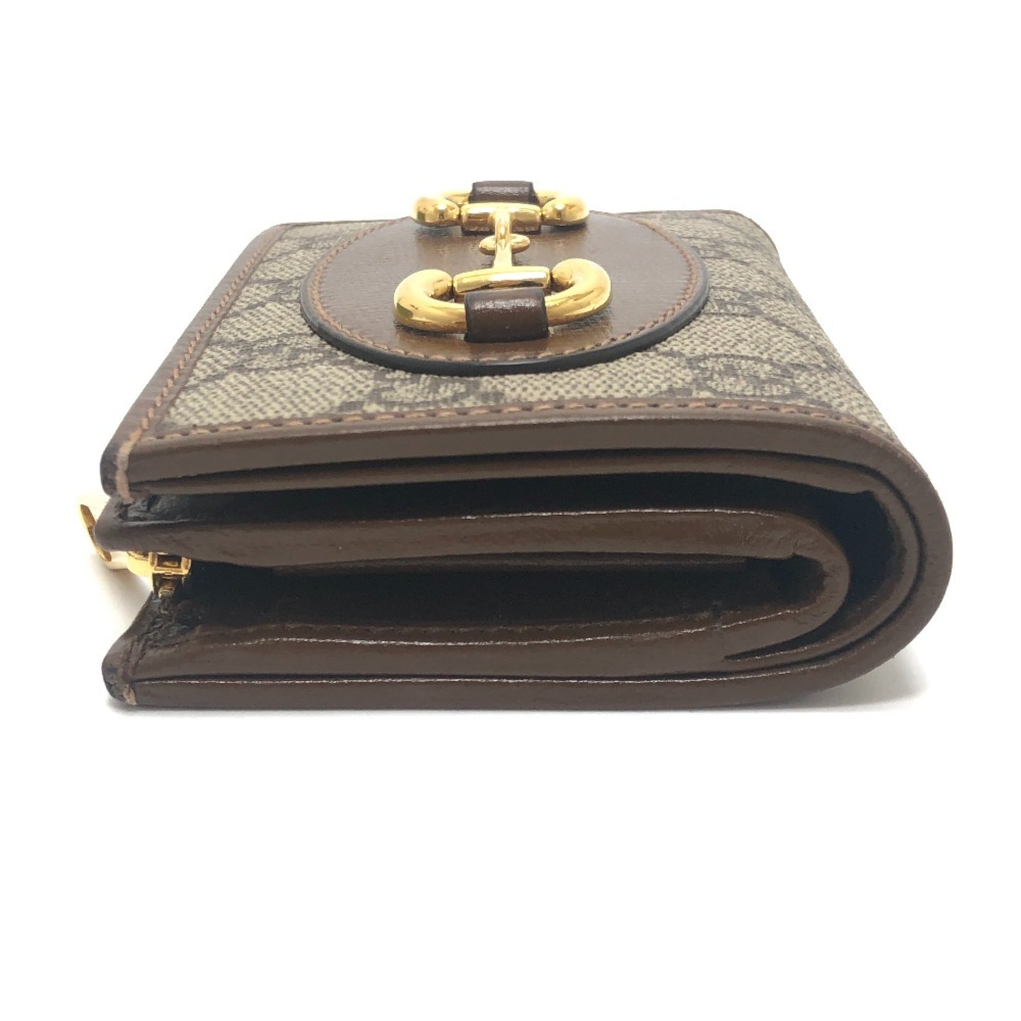 Gucci Gg Supreme Brown Gg Supreme Wallet (Bi-Fold) (Pre-Owned)