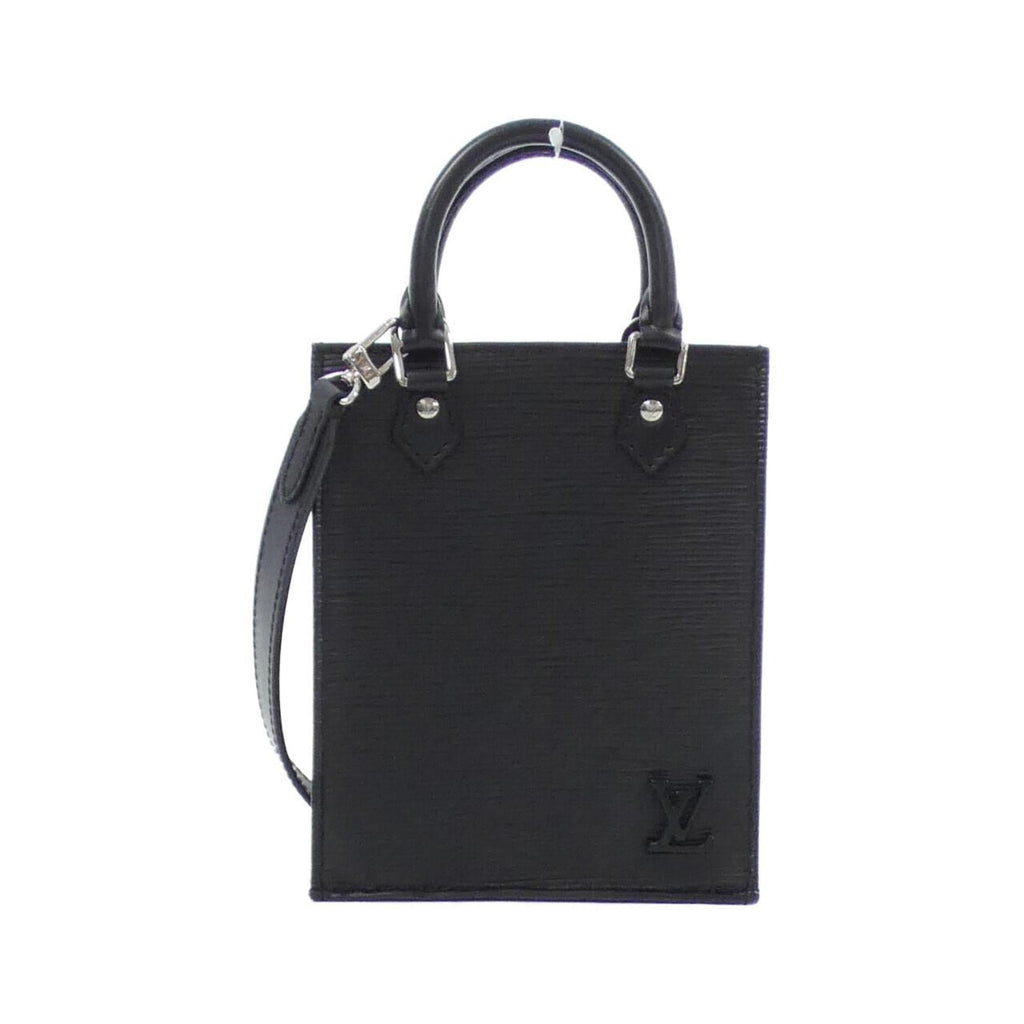Louis Vuitton Black Leather Handbag