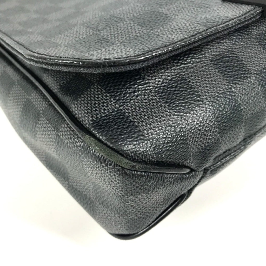 Louis Vuitton Black Damier Graphite Messenger Bag Shoulder Bag