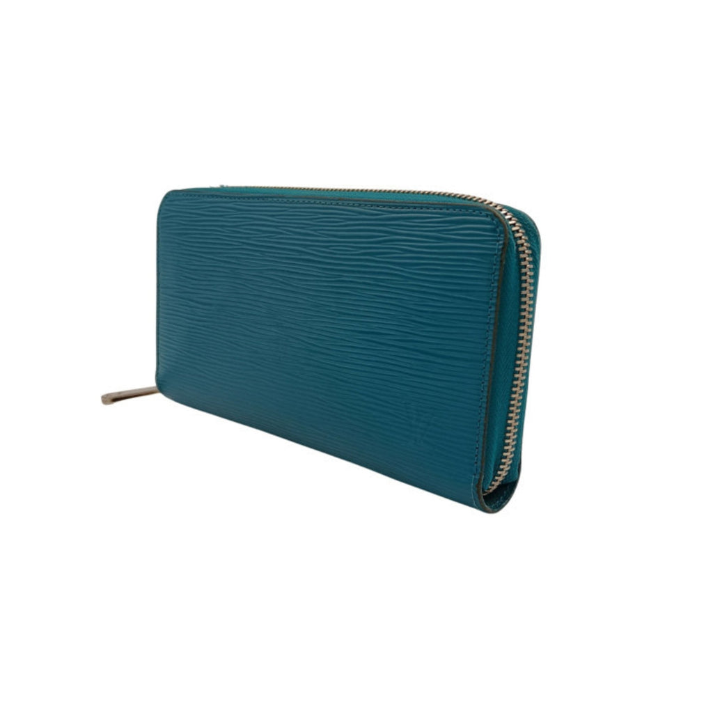 Louis Vuitton Epi Blue Cyan Epi Leather Long Wallet