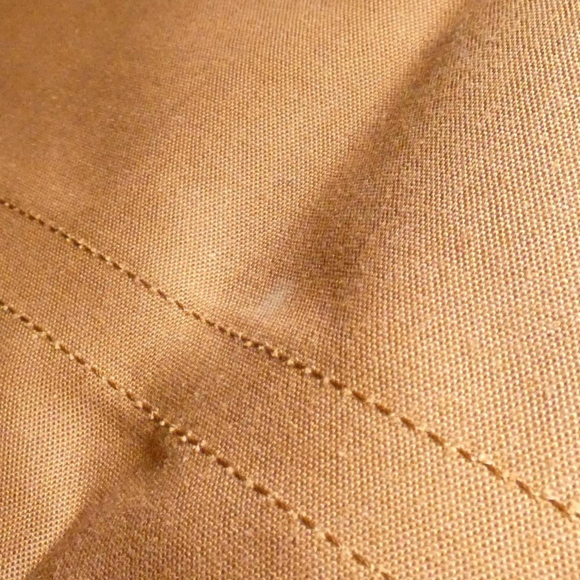 Louis Vuitton Marron Coated Canvas Boston Bag