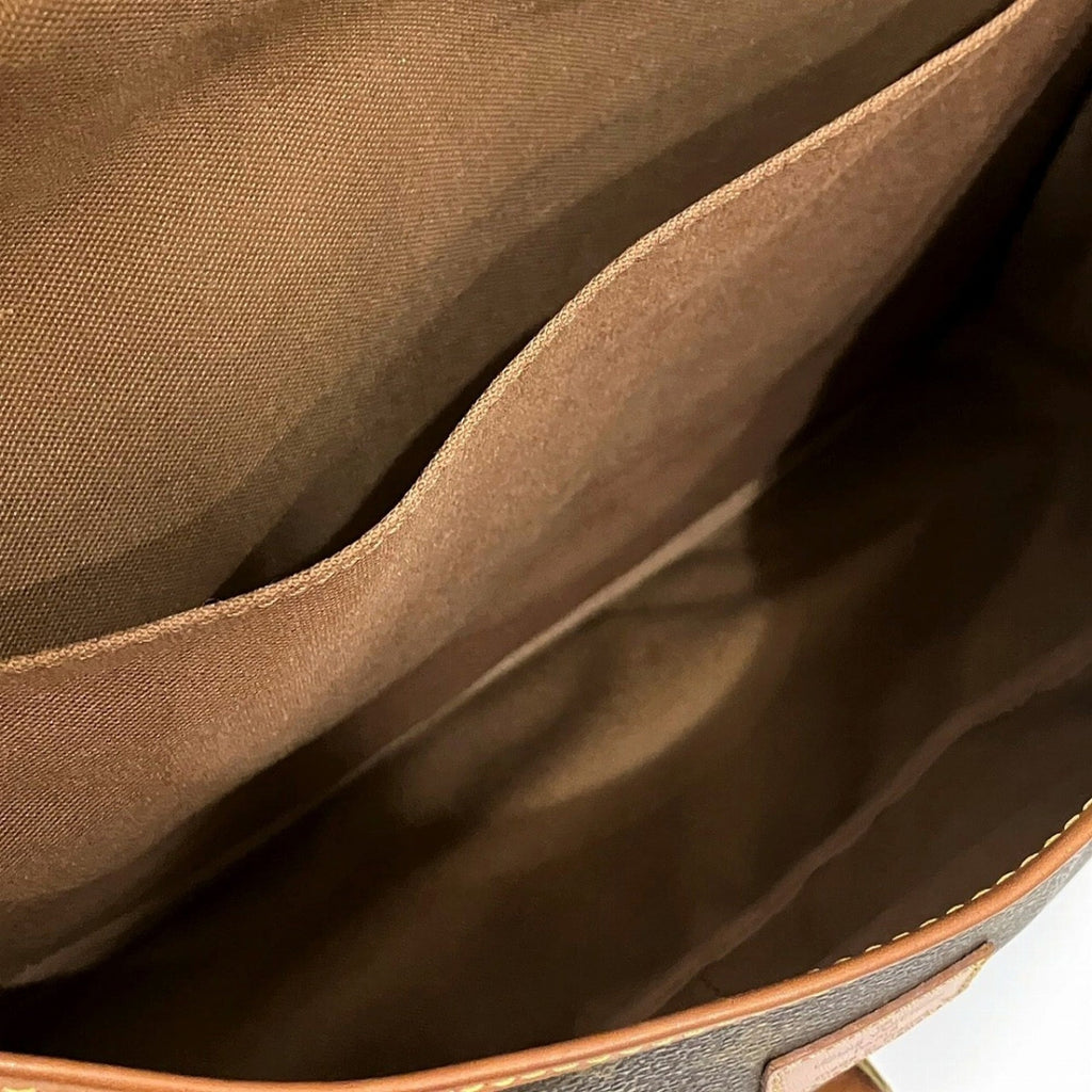 Louis Vuitton Brown Pvc Shoulder Bag