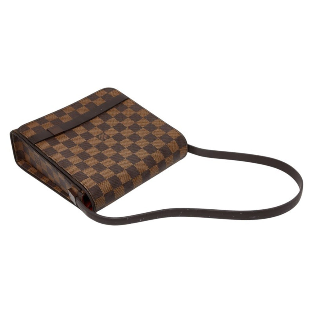Louis Vuitton Brown Pvc Leather Shoulder Bag