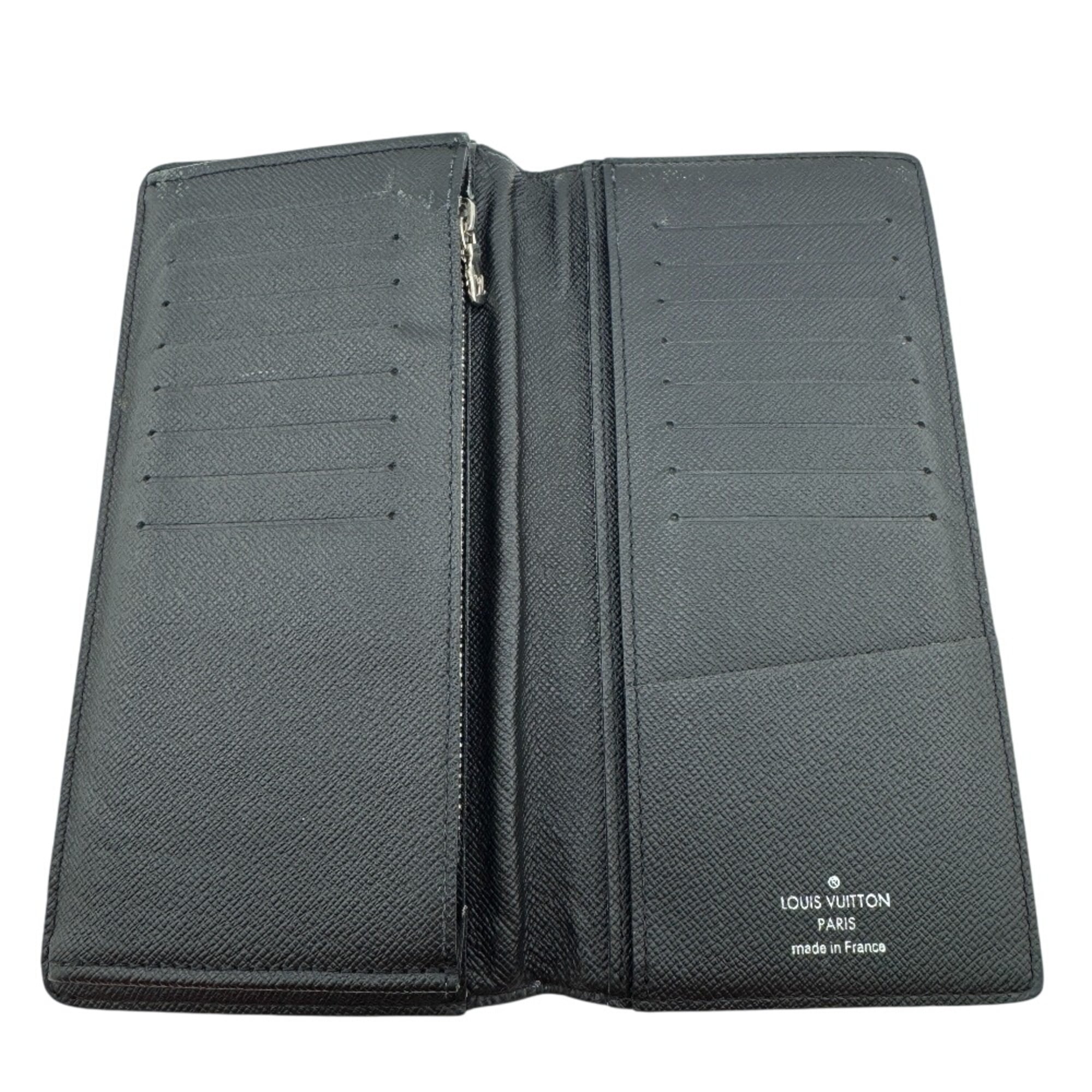 Louis Vuitton Damier Graphite Black Gray Leather Long Wallet