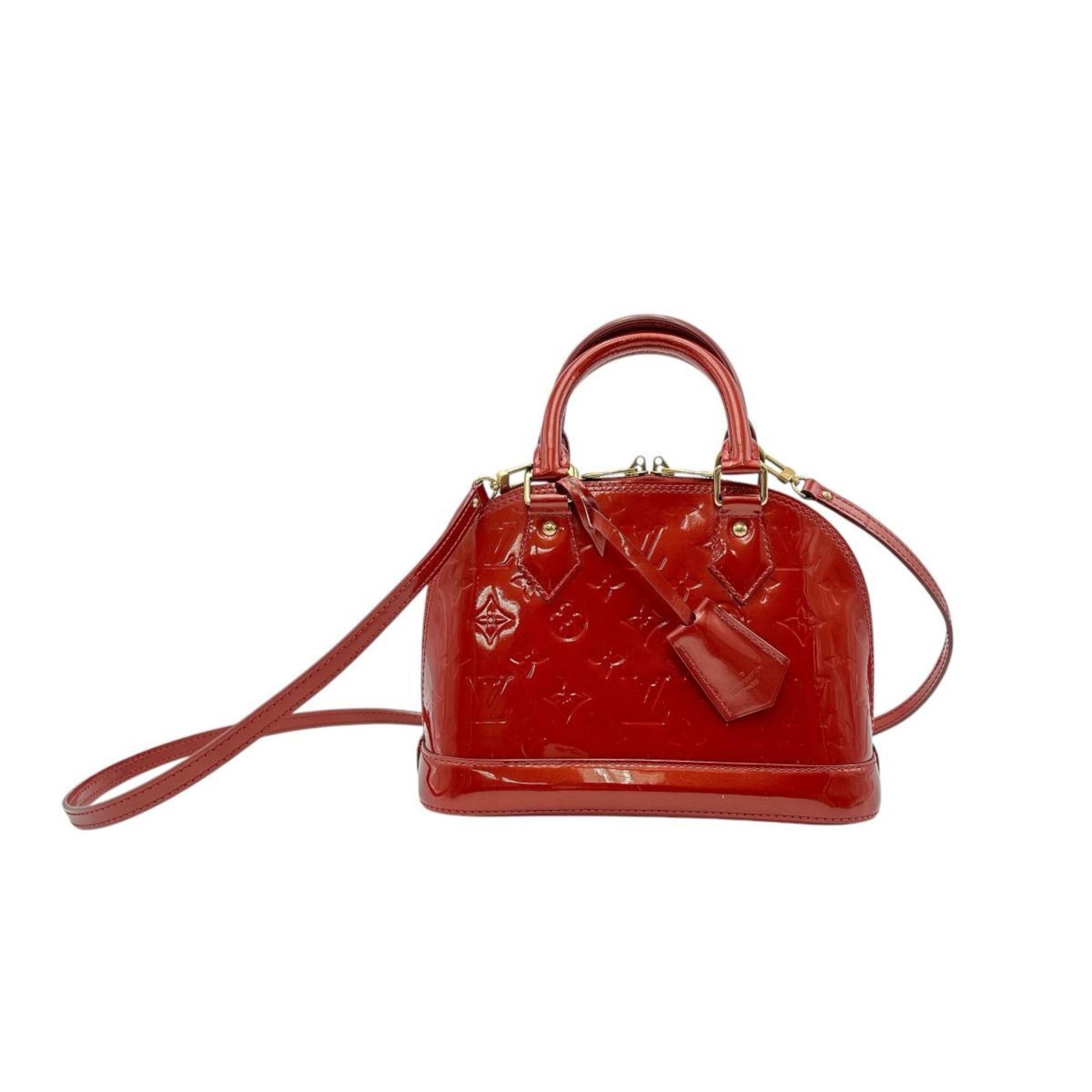 Louis Vuitton Monogram Vernis Red Color Monogram Vernis Handbag