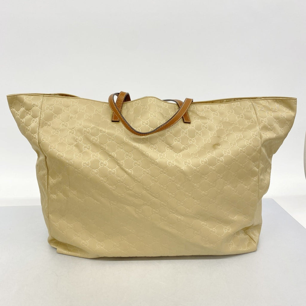 Gucci Beige Nylon Tote Bag (Pre-Owned)