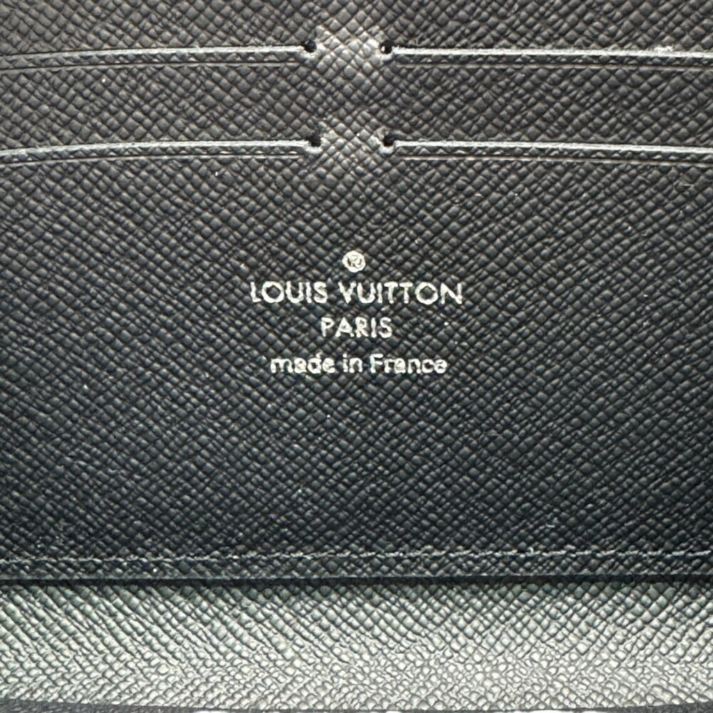 Louis Vuitton Black Leather Long Wallet