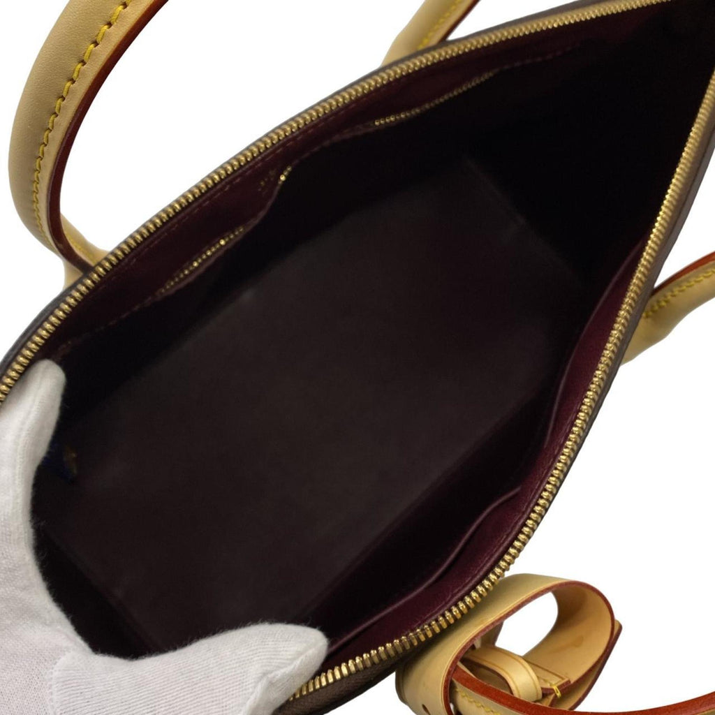 Louis Vuitton Marron Coated Canvas Handbag